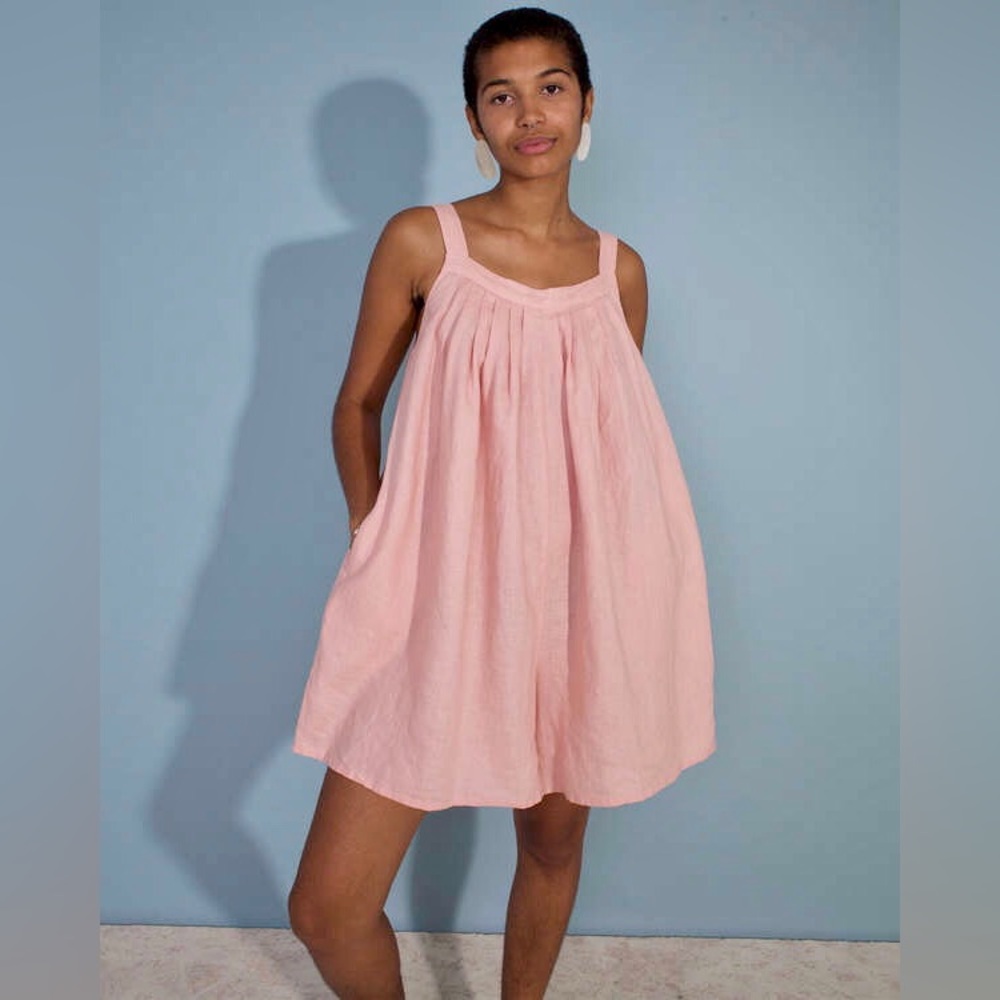 L.F. Markey Basic Linen Romper